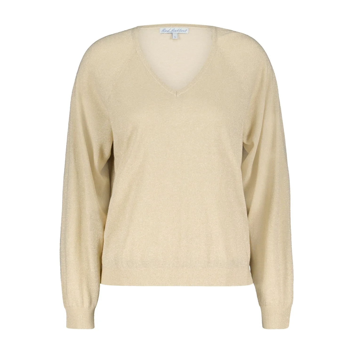 FAY Fine Knit Lurex Jumper ~ Champagne or Silver