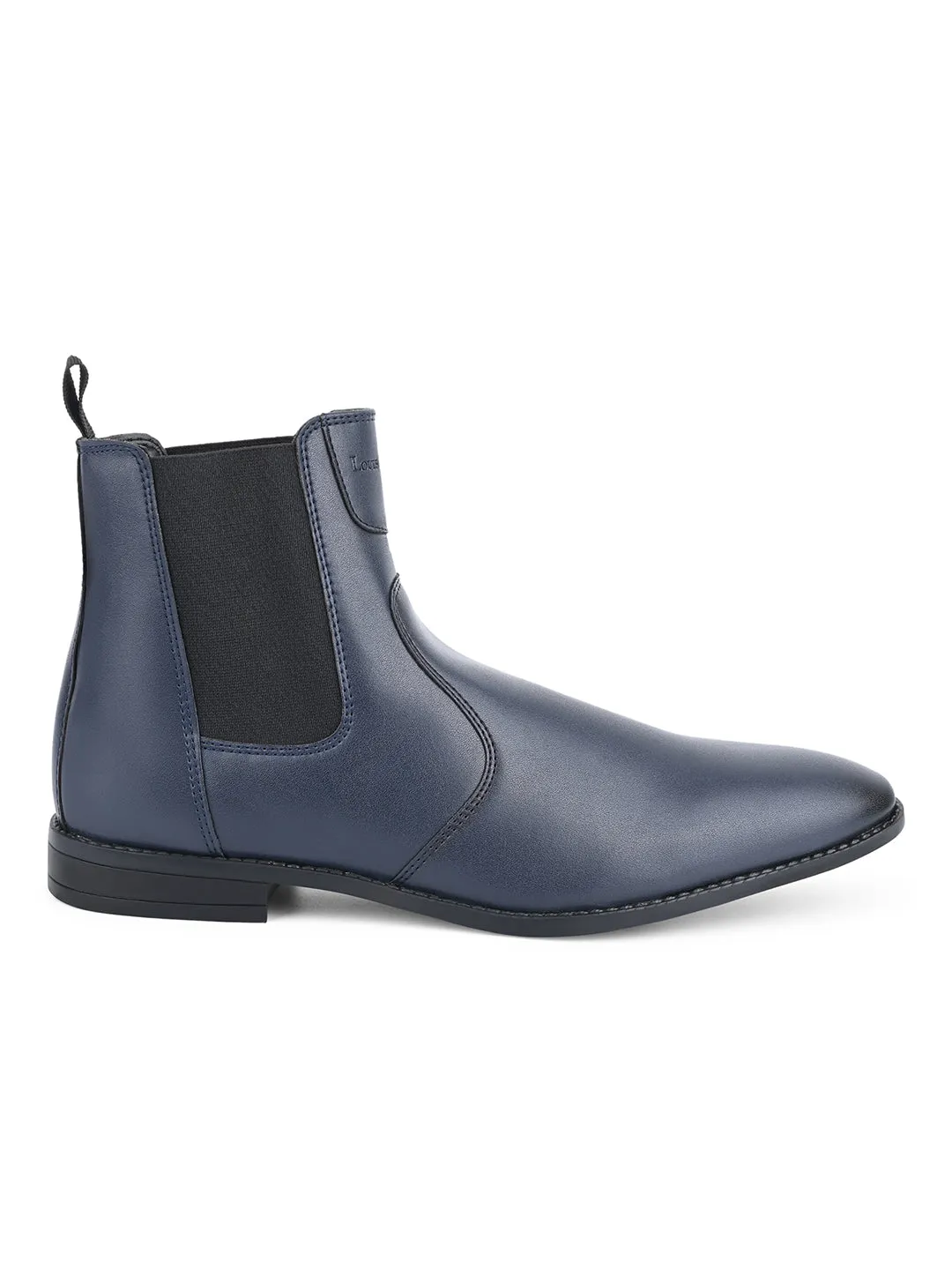 Federal Blue Dual Tone Handcrafted Chelsea Boots