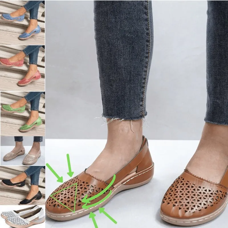 Ivyshape | Chic Pu Leather Orthopedic Sandals for Women