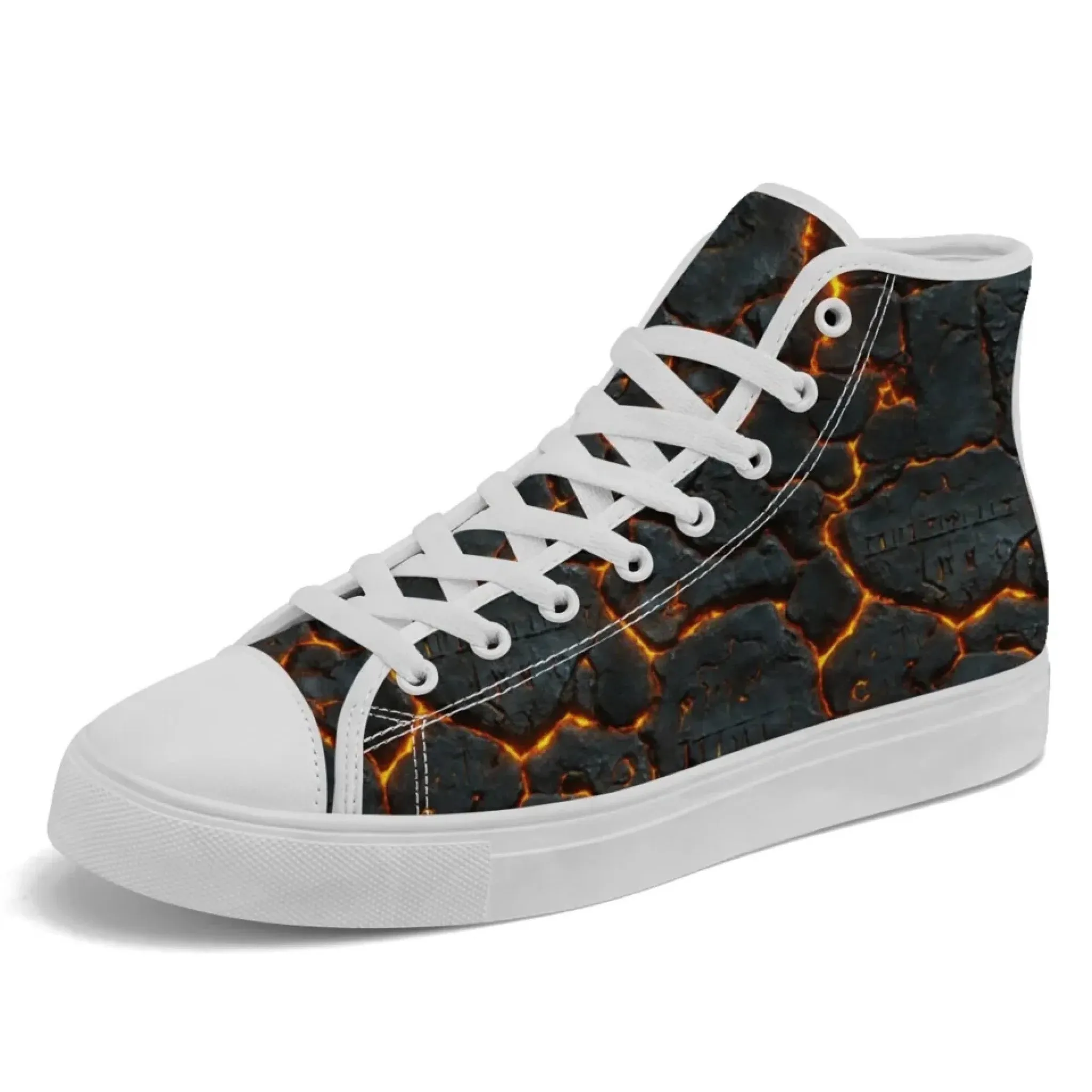 Personalized Trump Sneakers, Custom Patriotic High Top Shoes, Trendy Unisex Walking Shoes